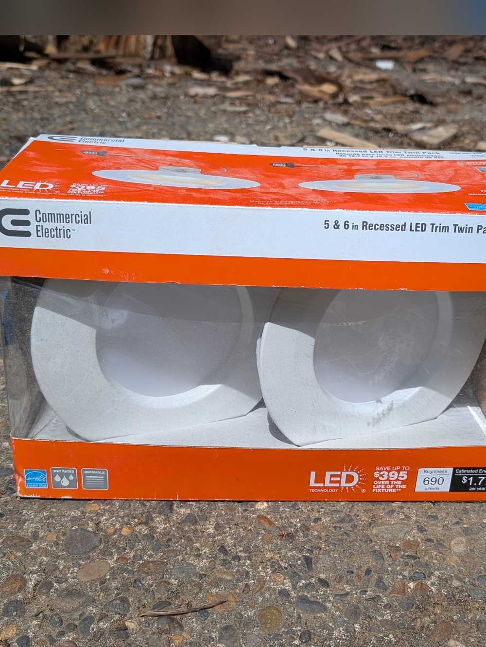 Unused Pack Of Recessed LED Lights
